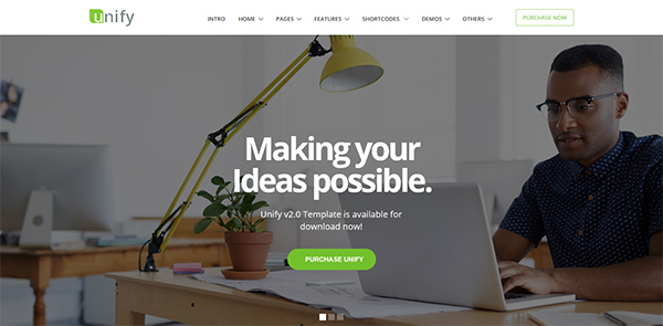 Unify - Responsive Website Template