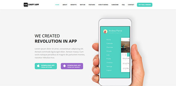 Unify - Responsive Website Template