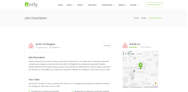 Unify - Responsive Website Template