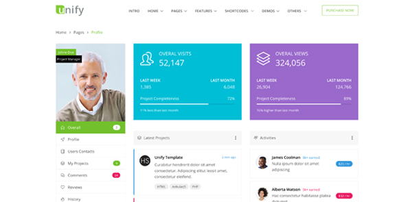 Unify - Responsive Website Template